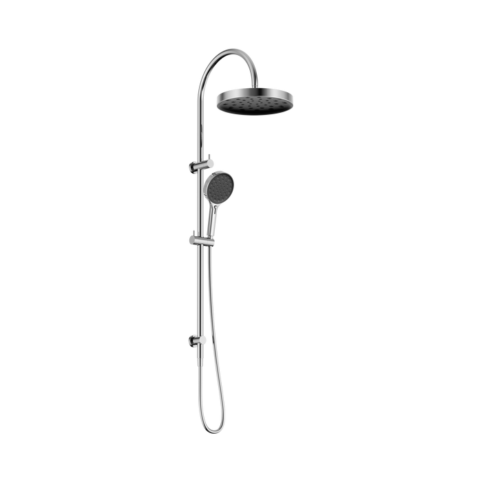Nero Serenity Twin Shower - Chrome