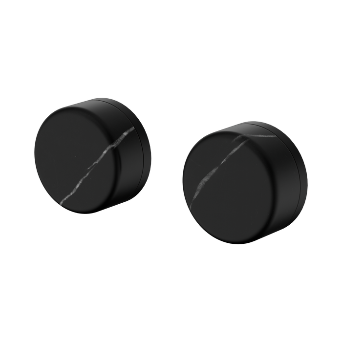 Nero Serenity Wall Top Assemblies With Marquina Black Handle - Matte Black