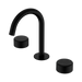 Nero Serenity Basin Set Arc Spout With Marquina Black Handle - Matte Black