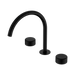 Nero Serenity Bath/Kitchen Set Arc Spout With Marquina Black Handle - Matte Black