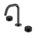 Nero Serenity Basin Set Edge Spout With Marquina Black Handle - Gun Metal