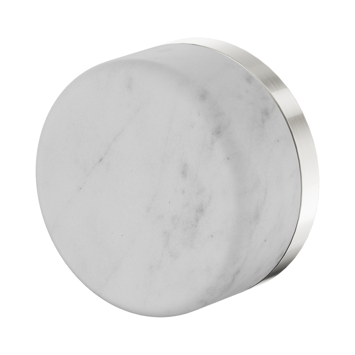 Nero Serenity Progressive Shower Mixer With Carrara Handle - Brushed Nickel