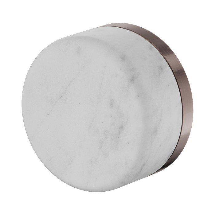 Nero Serenity Progressive Shower Mixer With Carrara Handle - Brushed Bronze