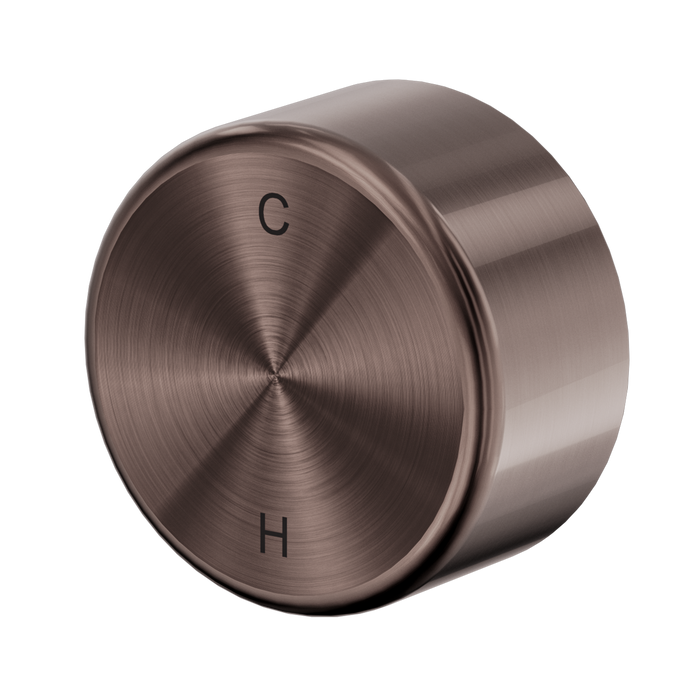 Nero Serenity Progressive Shower Mixer With Metal Handle - Brushed Bronze