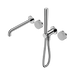 Nero Serenity Progressive Shower System With Spout With Carrara Handle And Slim Shower - Chrome