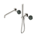 Nero Serenity Progressive Shower System With Spout With Verde Alpi Handle And Slim Shower - Brushed Nickel