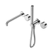 Nero Serenity Progressive Shower System With Spout With Metal Handle And Slim Shower - Chrome
