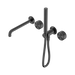 Nero Serenity Progressive Shower System With Spout With Metal Handle And Slim Shower - Gun Metal
