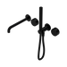 Nero Serenity Progressive Shower System With Spout With Metal Handle And Slim Shower - Matte Black