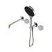 Nero Serenity Progressive Shower System With Spout With Carrara Handle And Serenity Hand Shower - Brushed Nickel