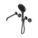 Nero Serenity Progressive Shower System With Spout With Verde Alpi Handle And Serenity Hand Shower - Gun Metal