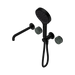 Nero Serenity Progressive Shower System With Spout With Verde Alpi Handle And Serenity Hand Shower - Matte Black