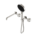 Nero Serenity Progressive Shower System With Spout With Metal Handle And Serenity Hand Shower - Brushed Nickel