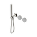 Nero Serenity Progressive Shower System With Carrara Handle And Slim Shower - Brushed Nickel
