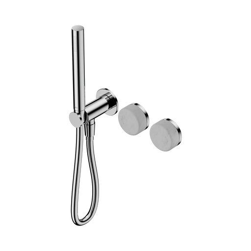Nero Serenity Progressive Shower System With Carrara Handle And Slim Shower - Chrome