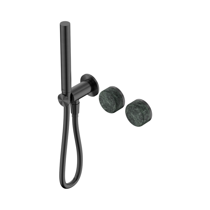 Nero Serenity Progressive Shower System With Verde Alpi Handle And Slim Shower - Gun Metal