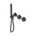 Nero Serenity Progressive Shower System With Verde Alpi Handle And Slim Shower - Gun Metal