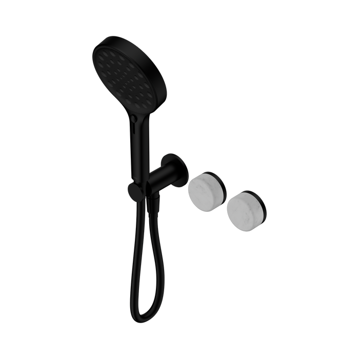 Nero Serenity Progressive Shower System With Carrara Handle And Serenity Hand Shower - Matte Black