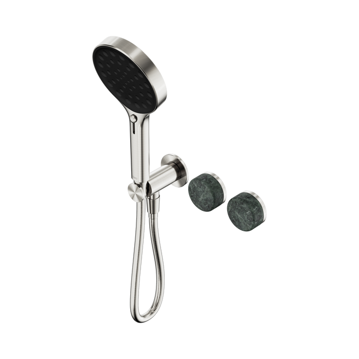 Nero Serenity Progressive Shower System With Verde Alpi Handle And Serenity Hand Shower - Brushed Nickel