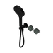 Nero Serenity Progressive Shower System With Verde Alpi Handle And Serenity Hand Shower - Matte Black