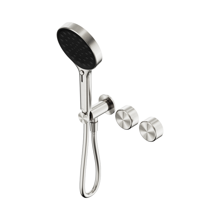 Nero Serenity Progressive Shower System With Metal Handle And Serenity Hand Shower - Brushed Nickel