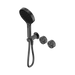Nero Serenity Progressive Shower System With Metal Handle And Serenity Hand Shower - Gun Metal