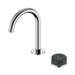 Nero Serenity Progressive Basin Mixer Arc Spout With Verde Alpi Handle - Chrome