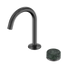 Nero Serenity Progressive Basin Mixer Arc Spout With Verde Alpi Handle - Gun Metal