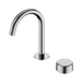 Nero Serenity Progressive Basin Mixer Arc Spout With Metal Handle - Chrome