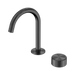 Nero Serenity Progressive Basin Mixer Arc Spout With Metal Handle - Gun Metal