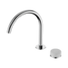 Nero Serenity Progressive Bath/Kitchen Mixer Arc Spout With Carrara Handle - Chrome