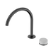 Nero Serenity Progressive Bath/Kitchen Mixer Arc Spout With Carrara Handle - Gun Metal