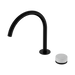 Nero Serenity Progressive Bath/Kitchen Mixer Arc Spout With Carrara Handle - Matte Black