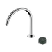 Nero Serenity Progressive Bath/Kitchen Mixer Arc Spout With Verde Alpi Handle - Chrome
