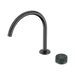 Nero Serenity Progressive Bath/Kitchen Mixer Arc Spout With Verde Alpi Handle - Gun Metal