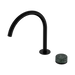 Nero Serenity Progressive Bath/Kitchen Mixer Arc Spout With Verde Alpi Handle - Matte Black