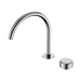 Nero Serenity Progressive Bath/Kitchen Mixer Arc Spout With Metal Handle - Chrome