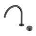 Nero Serenity Progressive Bath/Kitchen Mixer Arc Spout With Metal Handle - Gun Metal