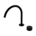 Nero Serenity Progressive Bath/Kitchen Mixer Arc Spout With Metal Handle - Matte Black