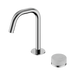 Nero Serenity Progressive Basin Mixer Edge Spout With Carrara Handle - Chrome
