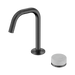 Nero Serenity Progressive Basin Mixer Edge Spout With Carrara Handle - Gun Metal