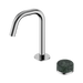 Nero Serenity Progressive Basin Mixer Edge Spout With Verde Alpi Handle - Chrome