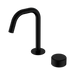 Nero Serenity Progressive Basin Mixer Edge Spout With Metal Handle - Matte Black