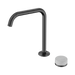 Nero Serenity Progressive Bath/Kitchen Mixer Edge Spout With Carrara Handle - Gun Metal