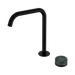 Nero Serenity Progressive Bath/Kitchen Mixer Edge Spout With Verde Alpi Handle - Matte Black