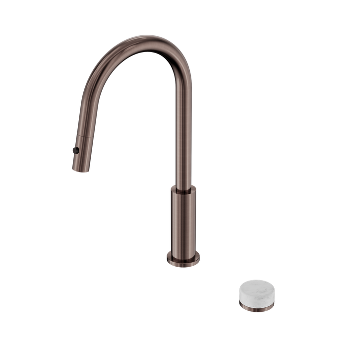 Nero Serenity Progressive Pull Out Kitchen Set With Carrara Handle - Brushed Bronze