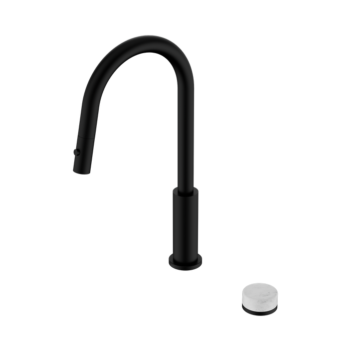 Nero Serenity Progressive Pull Out Kitchen Set With Carrara Handle - Matte Black