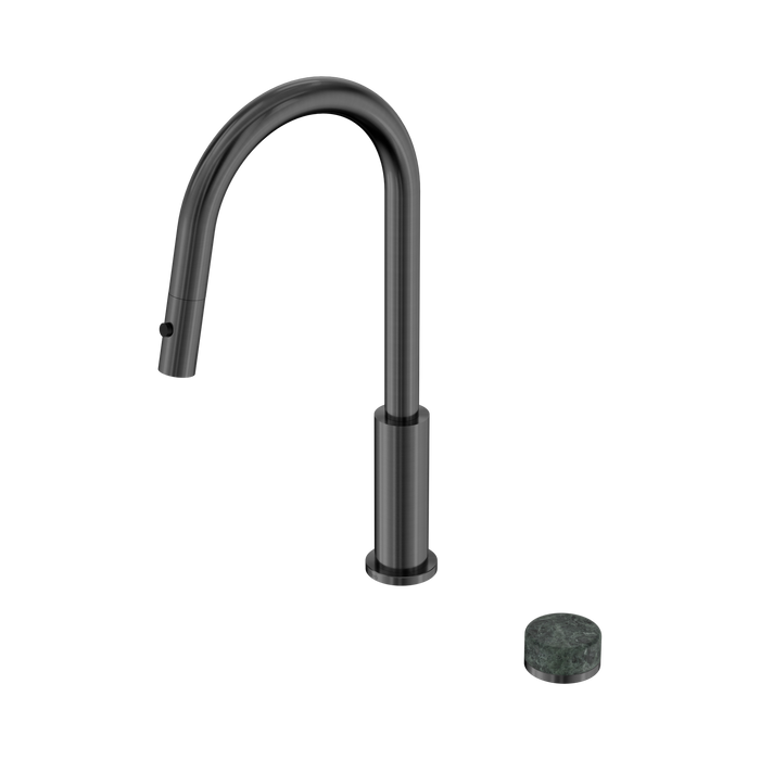 Nero Serenity Progressive Pull Out Kitchen Set With Verde Alpi Handle - Gun Metal