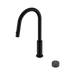 Nero Serenity Progressive Pull Out Kitchen Set With Verde Alpi Handle - Matte Black