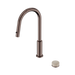 Nero Serenity Progressive Pull Out Kitchen Set With Rome Travertine Handle - Brushed Bronze
